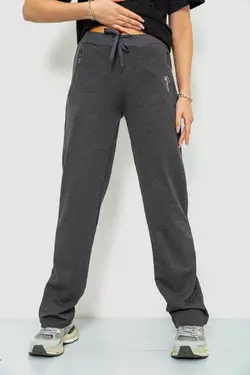Спорт штани женские, цвет темно-серый, 244R513
