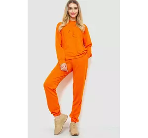 Спорт костюм женский двухнитка, цвет оранжевый, 244R009