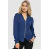 Блуза женская шифоновая, цвет темно-синий, 186R504