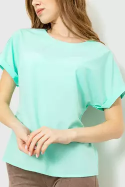 Блуза повседневная, цвет ментол, 230R101-2