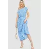 Платье с принтом, цвет голубой, 214R055-3
