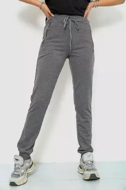 Спорт штани женские, цвет светло-серый, 244R526
