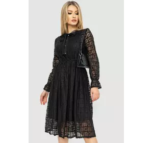 Платье нарядное, цвет черный, 129R1907
