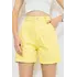 Джинсовые женские шорты, цвет желтый, 214R1035